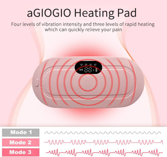 🌸 CrampFree™ Period Relief Massager & Heating Pad 🔥