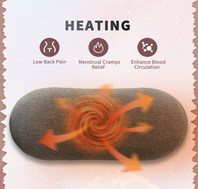 🌸 CrampFree™ Period Relief Massager & Heating Pad 🔥